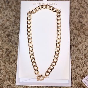 Cynthia Rowley New York 18" ~~ Gold Necklace